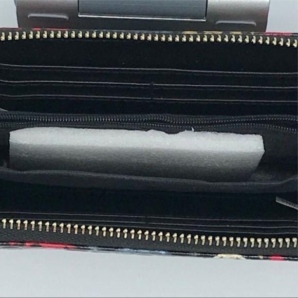 Animal Print Zippered Brown Wallet - Picture 2 of 3